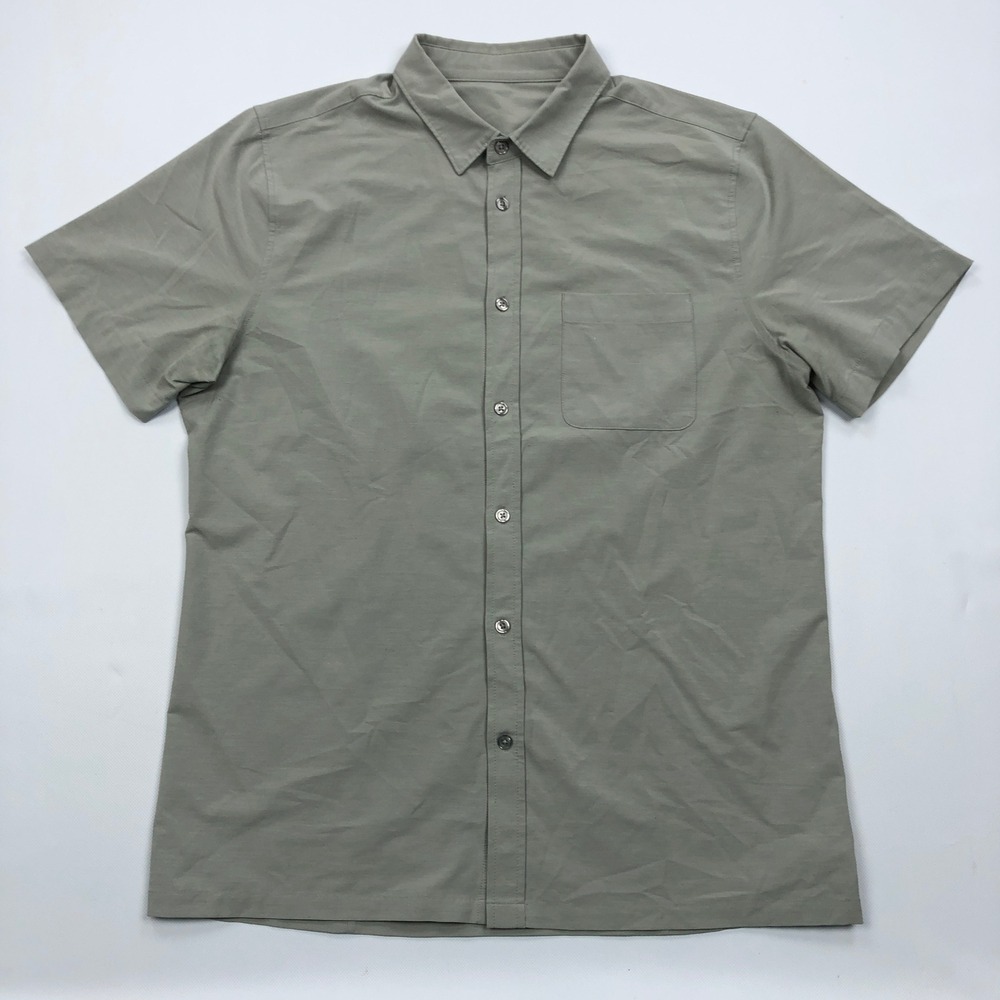 Vuori Mens Short Sleeve Bridge Button Down Performance Shirt XL